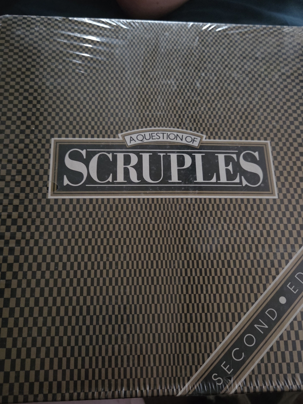Scruples Party Board Game - Brown and Black